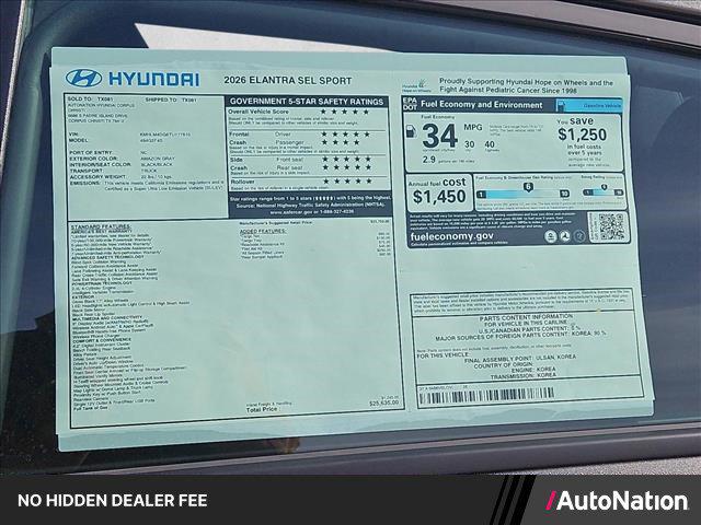 2026 Hyundai Elantra